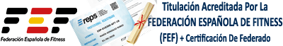 Curso a distancia Curso homologado Carnet FPEF - Federación Europeo de Fitness y Pilates Curso homologado online por la FPEF
