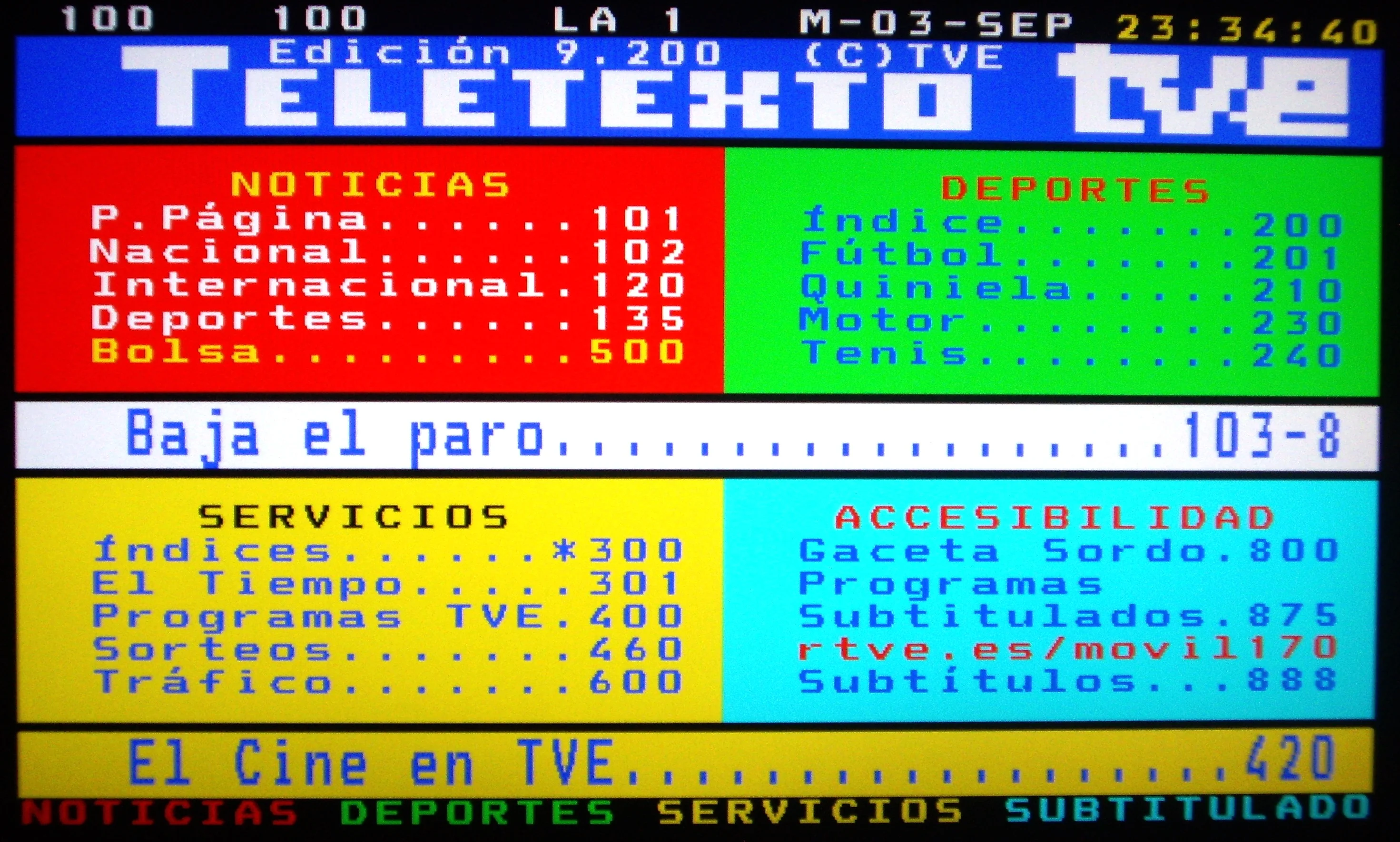 ¿Qué es el teletexto?