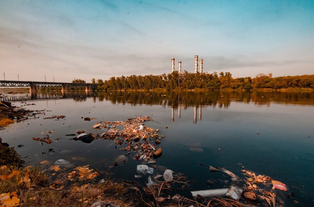 foglio di inquinamento dell'acqua