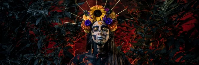 Maquillaje para el Día de los Muertos