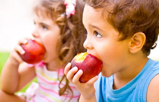 attività alimentari sane per i bambini